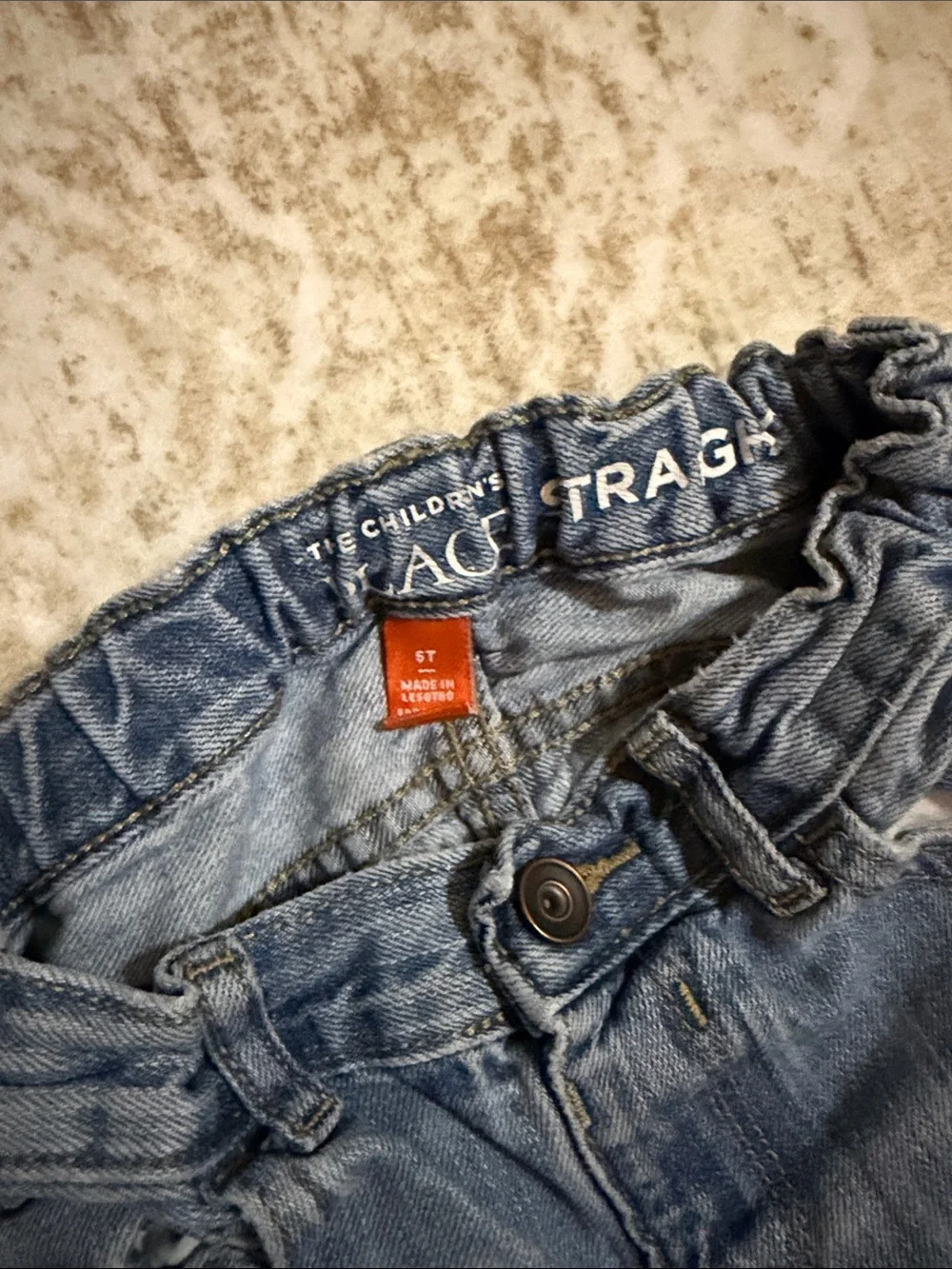 The Children's Place Light Blue Distressed Kids Jeans